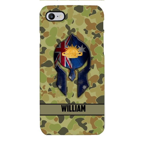 Personalized Australian Veteran/ Soldier Phone Case Printed 22FEB-HC11