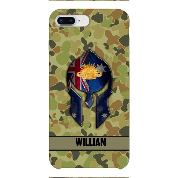 Personalized Australian Veteran/ Soldier Phone Case Printed 22FEB-HC11