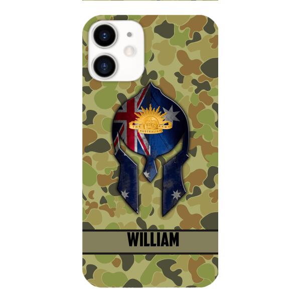 Personalized Australian Veteran/ Soldier Phone Case Printed 22FEB-HC11