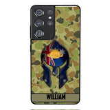 Personalized Australian Veteran/ Soldier Phone Case Printed 22FEB-HC11