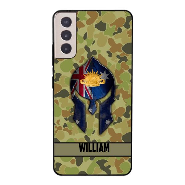 Personalized Australian Veteran/ Soldier Phone Case Printed 22FEB-HC11