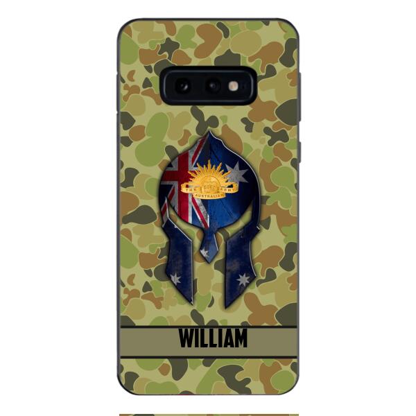 Personalized Australian Veteran/ Soldier Phone Case Printed 22FEB-HC11