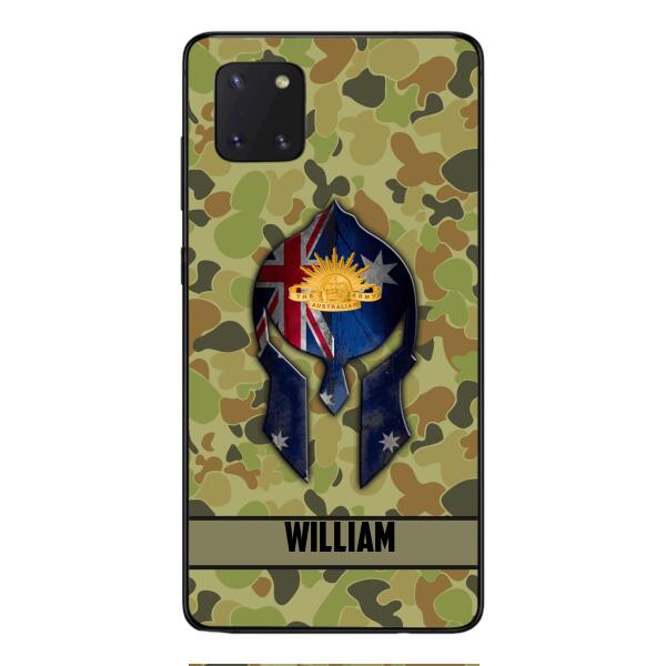 Personalized Australian Veteran/ Soldier Phone Case Printed 22FEB-HC11