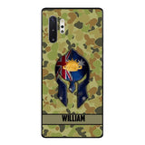 Personalized Australian Veteran/ Soldier Phone Case Printed 22FEB-HC11