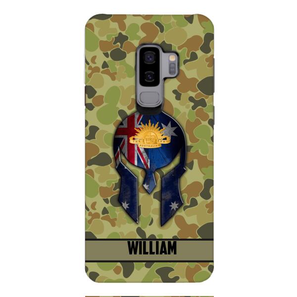 Personalized Australian Veteran/ Soldier Phone Case Printed 22FEB-HC11
