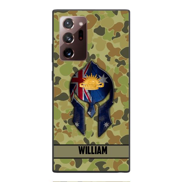 Personalized Australian Veteran/ Soldier Phone Case Printed 22FEB-HC11