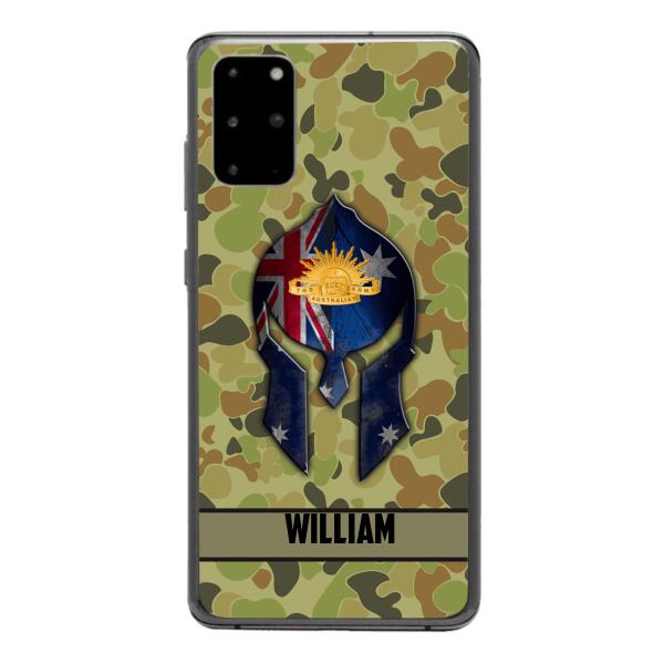 Personalized Australian Veteran/ Soldier Phone Case Printed 22FEB-HC11
