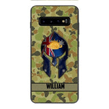 Personalized Australian Veteran/ Soldier Phone Case Printed 22FEB-HC11