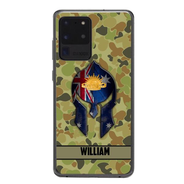 Personalized Australian Veteran/ Soldier Phone Case Printed 22FEB-HC11