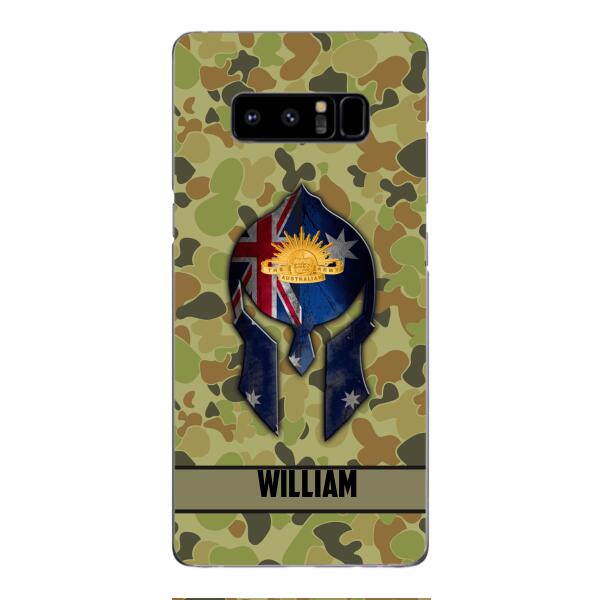Personalized Australian Veteran/ Soldier Phone Case Printed 22FEB-HC11
