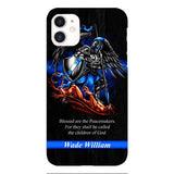 Personalized Blessed Are The Peacemaker Phone Case Printed 22FEB-DT11