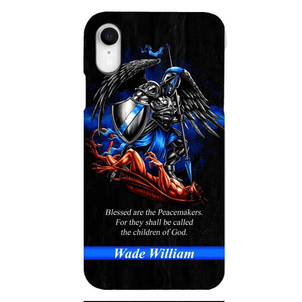 Personalized Blessed Are The Peacemaker Phone Case Printed 22FEB-DT11