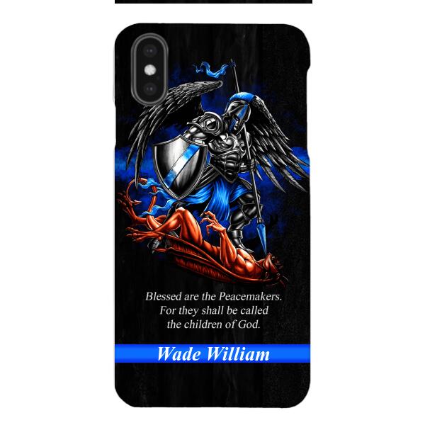 Personalized Blessed Are The Peacemaker Phone Case Printed 22FEB-DT11