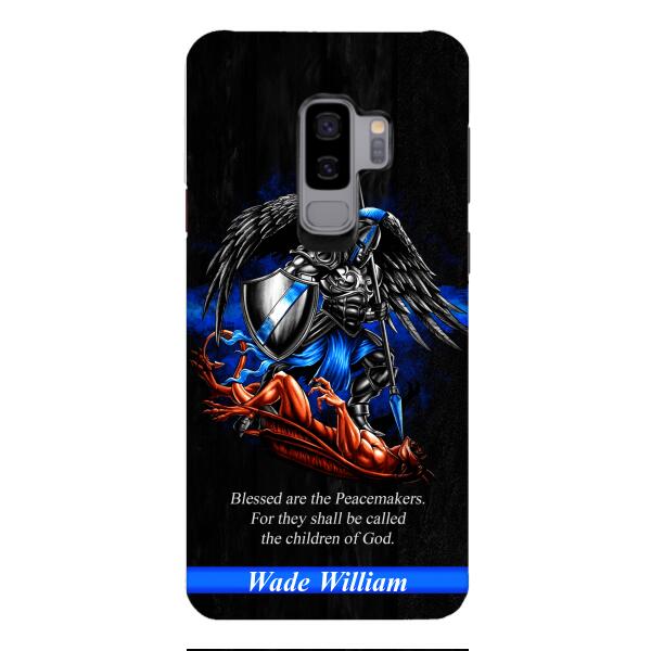 Personalized Blessed Are The Peacemaker Phone Case Printed 22FEB-DT11