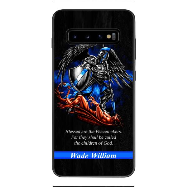 Personalized Blessed Are The Peacemaker Phone Case Printed 22FEB-DT11