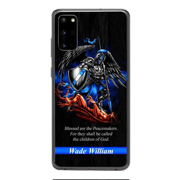 Personalized Blessed Are The Peacemaker Phone Case Printed 22FEB-DT11