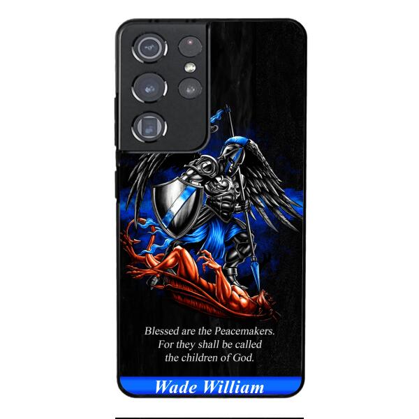 Personalized Blessed Are The Peacemaker Phone Case Printed 22FEB-DT11