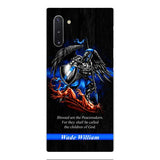 Personalized Blessed Are The Peacemaker Phone Case Printed 22FEB-DT11