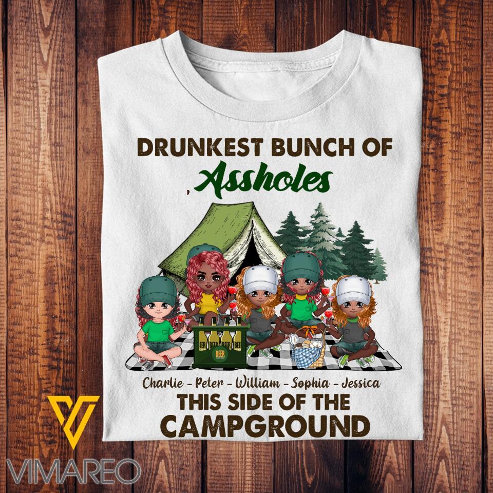 Personalized Camping Wine Tshirt Printed 22FEB-HC14
