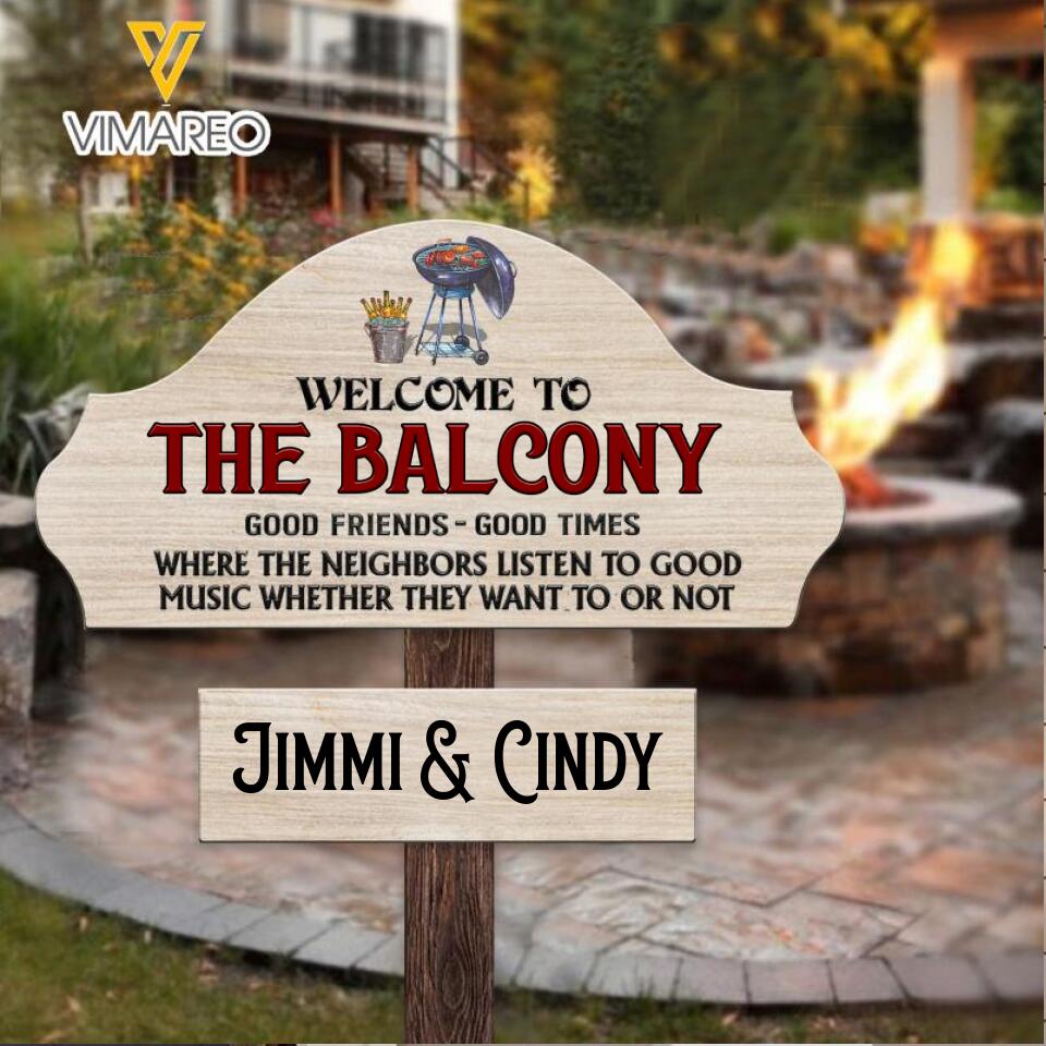 Personalized BBQ Metal Sign Printed 22FEB-LN18