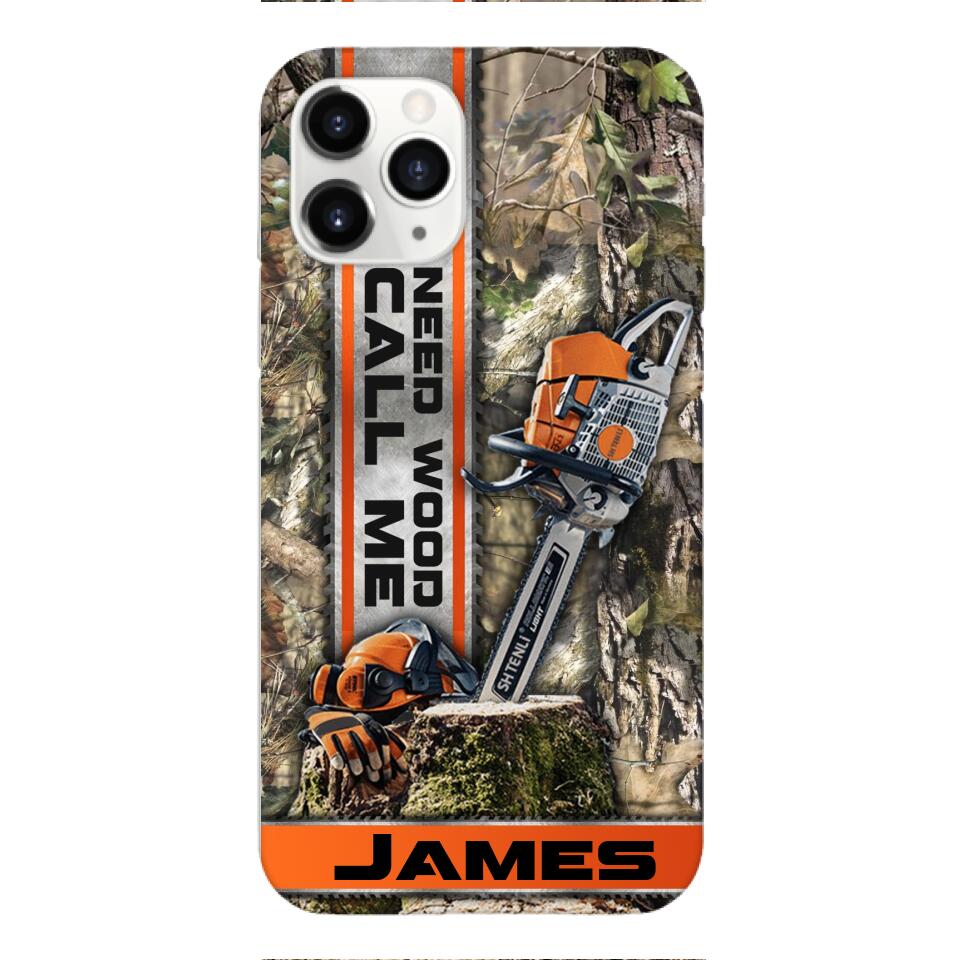 Personalized Arborist Phone Case Printed 22FEB-MQ21