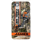 Personalized Arborist Phone Case Printed 22FEB-MQ21