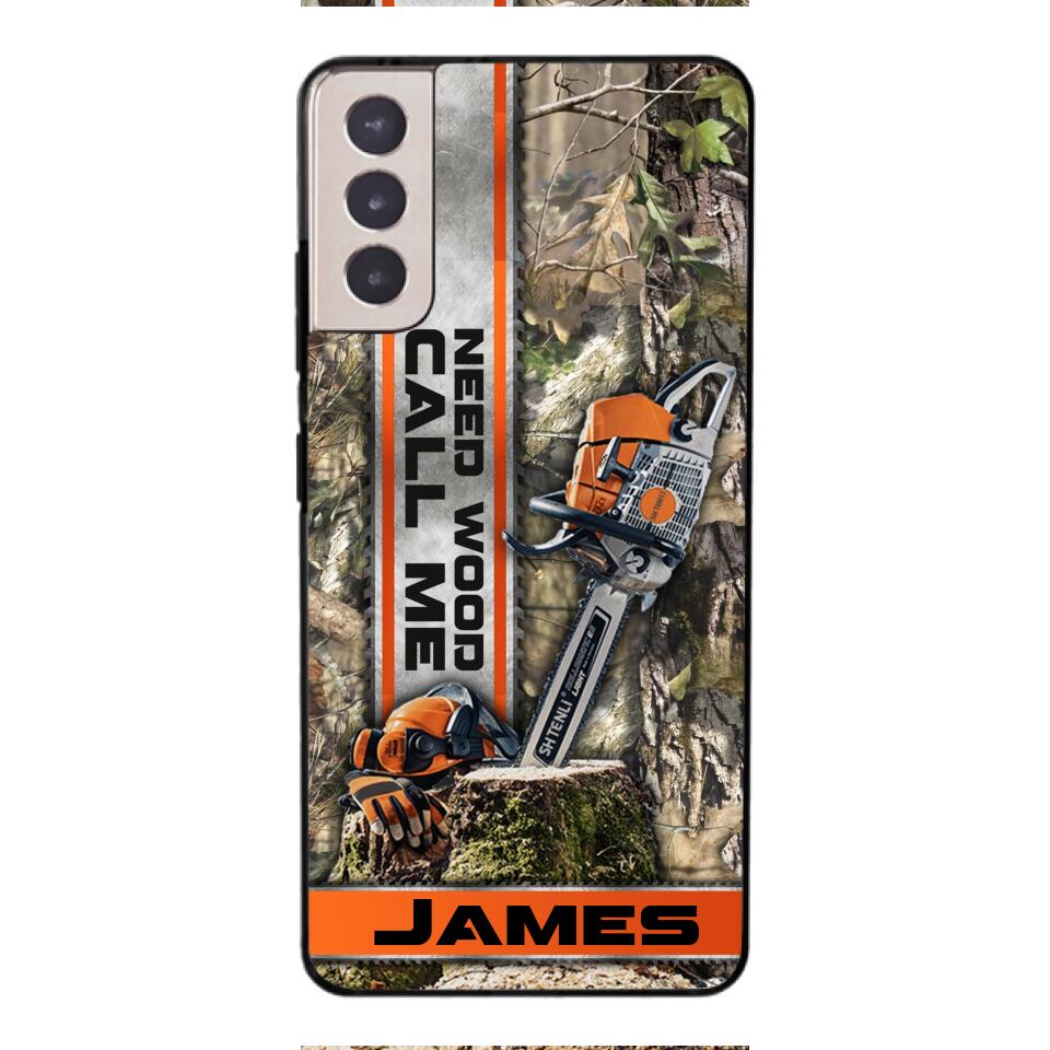 Personalized Arborist Phone Case Printed 22FEB-MQ21