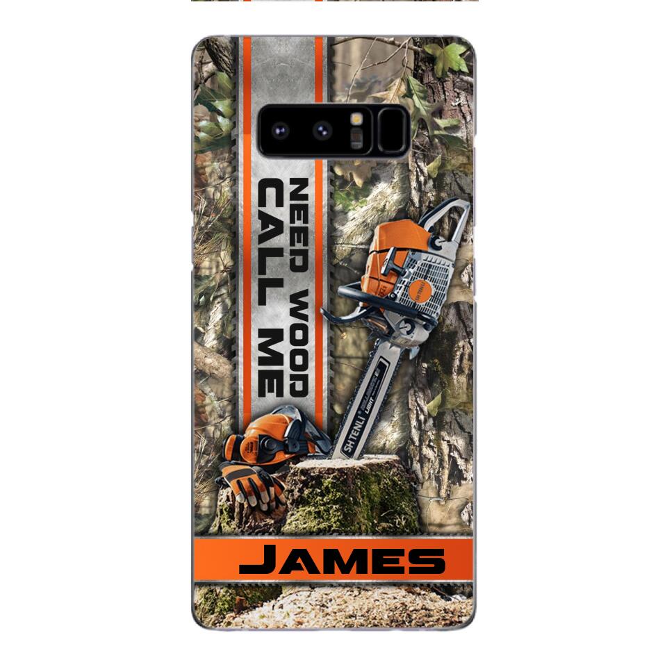 Personalized Arborist Phone Case Printed 22FEB-MQ21
