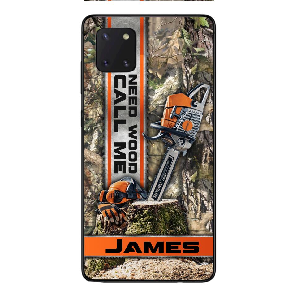 Personalized Arborist Phone Case Printed 22FEB-MQ21