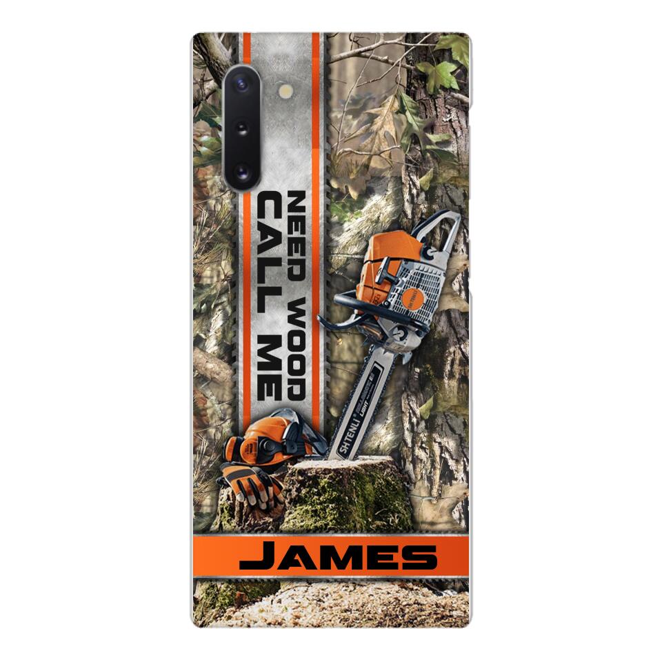 Personalized Arborist Phone Case Printed 22FEB-MQ21