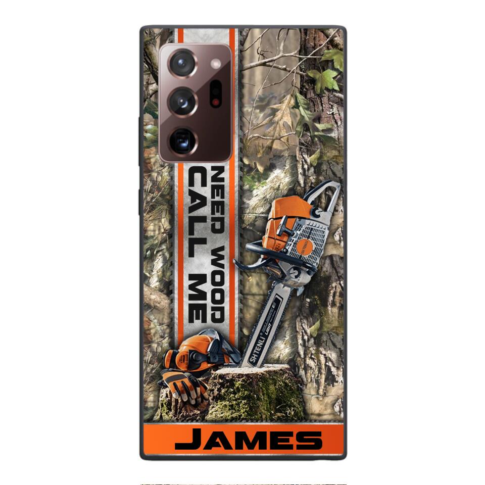 Personalized Arborist Phone Case Printed 22FEB-MQ21