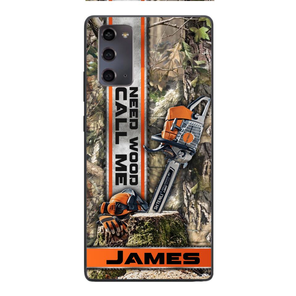 Personalized Arborist Phone Case Printed 22FEB-MQ21