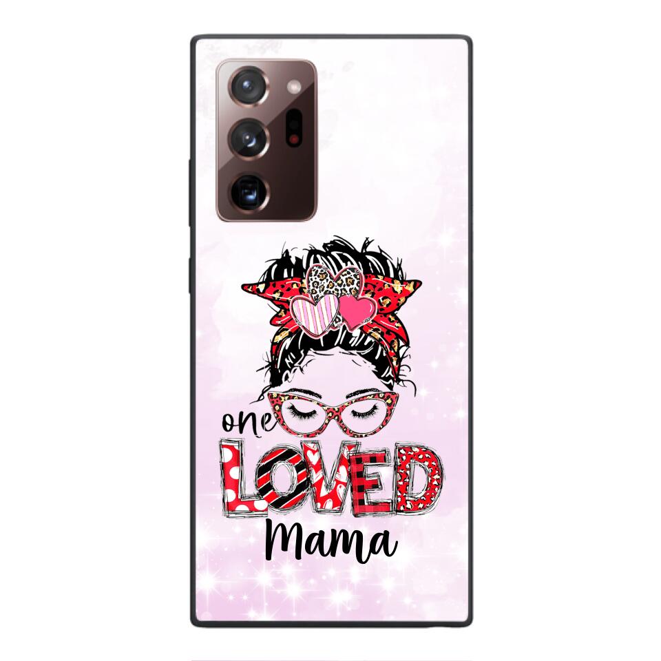 Personalized one Loved mama Phone Case Printed QT-LN21