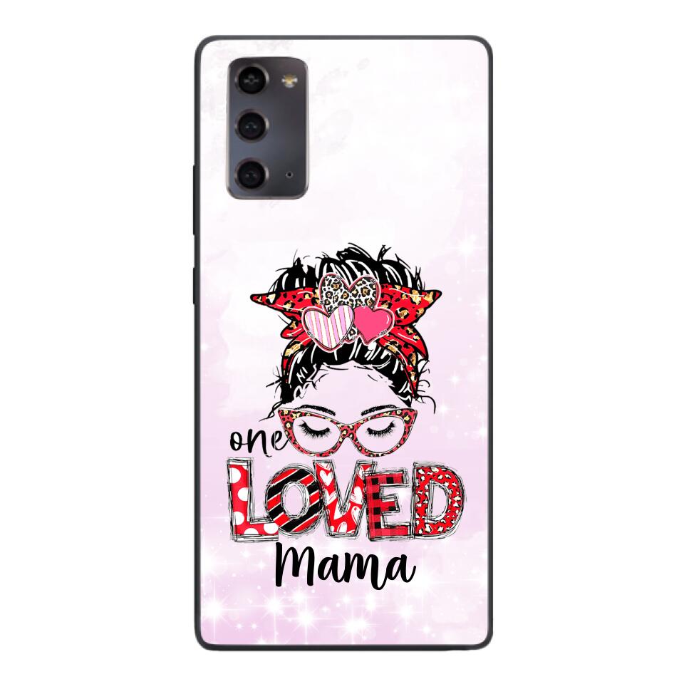 Personalized one Loved mama Phone Case Printed QT-LN21