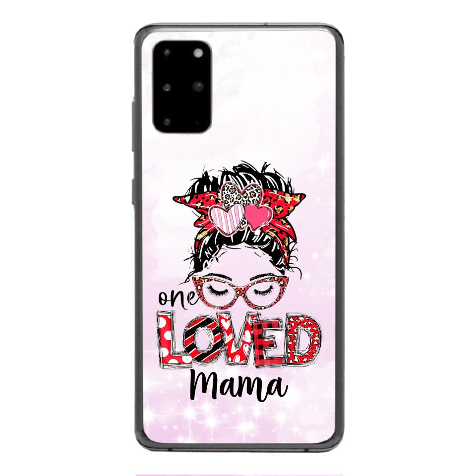 Personalized one Loved mama Phone Case Printed QT-LN21