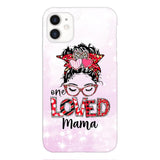 Personalized one Loved mama Phone Case Printed QT-LN21