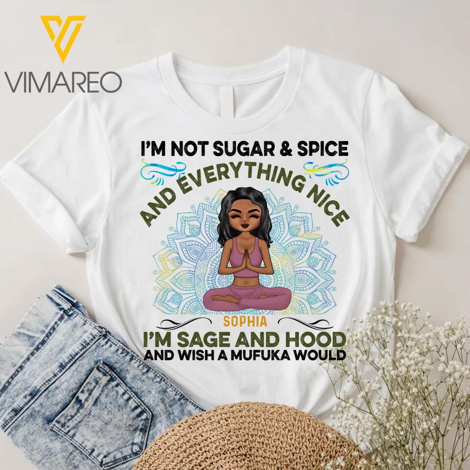 PERSONALIZED I NOT SUGAR AND SPICE TSHIRT 3T