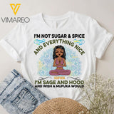 PERSONALIZED I NOT SUGAR AND SPICE TSHIRT 3T