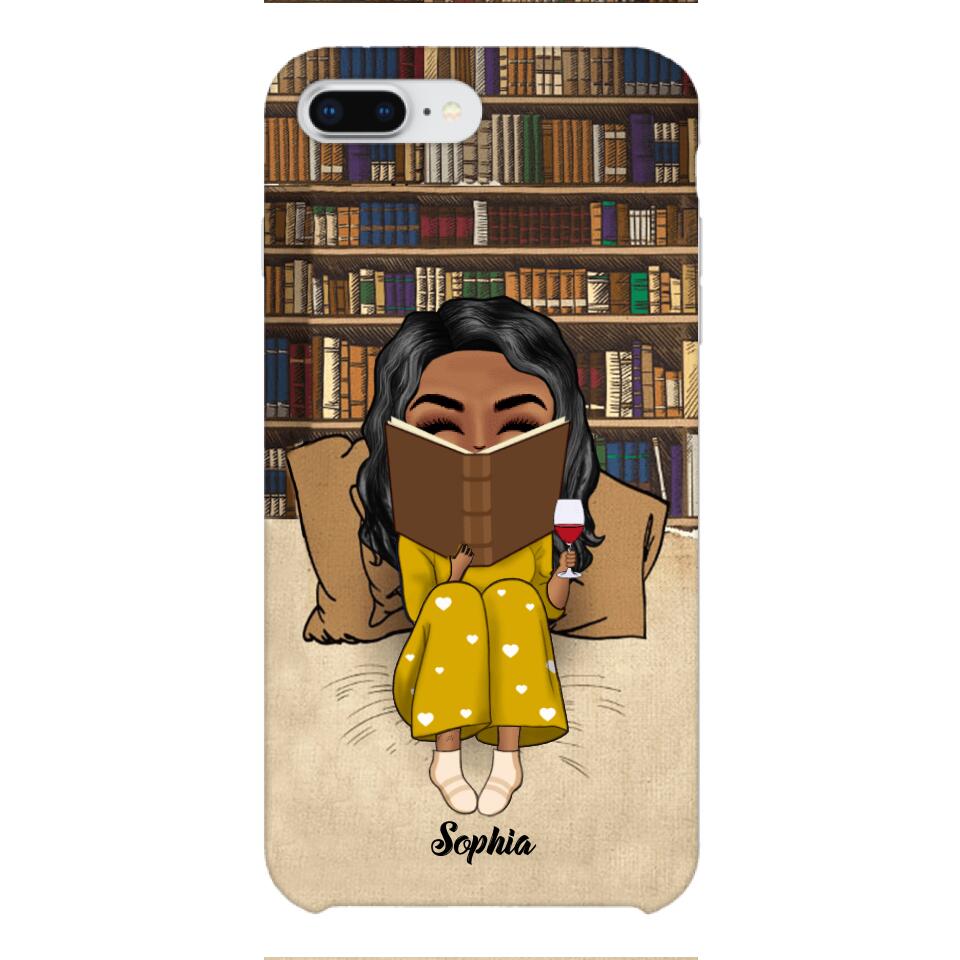 Personalized Girl Love Book Phonecase Printed 22JAN-DT10
