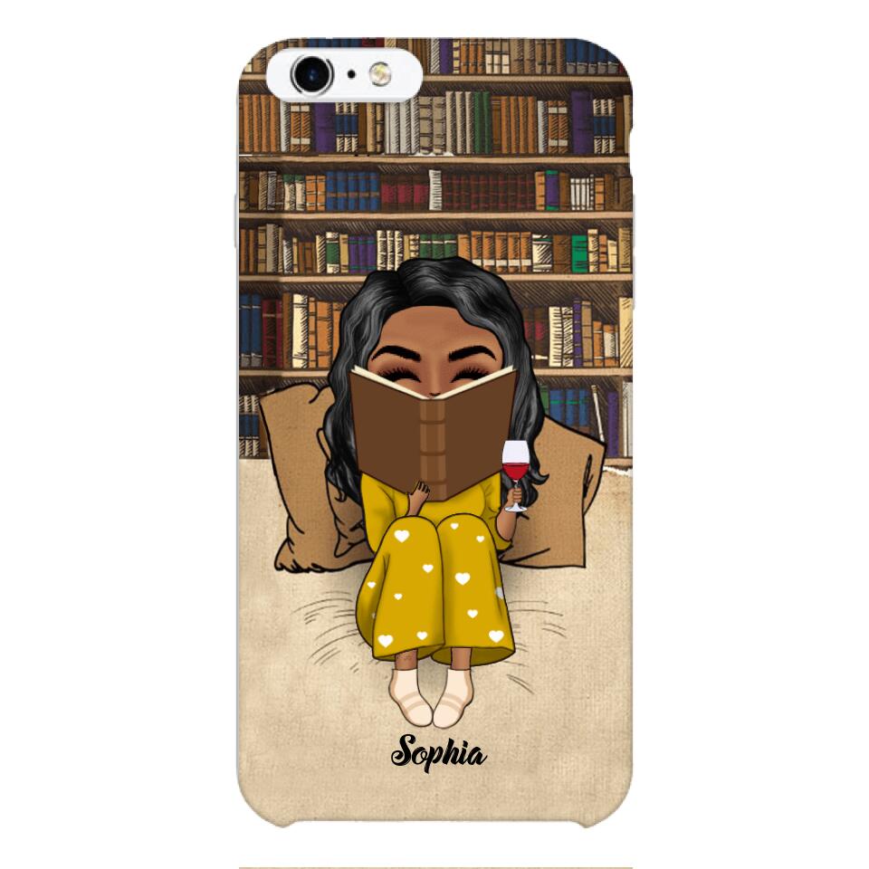 Personalized Girl Love Book Phonecase Printed 22JAN-DT10