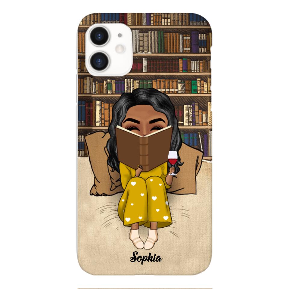 Personalized Girl Love Book Phonecase Printed 22JAN-DT10
