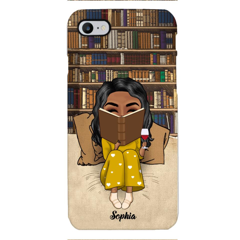 Personalized Girl Love Book Phonecase Printed 22JAN-DT10