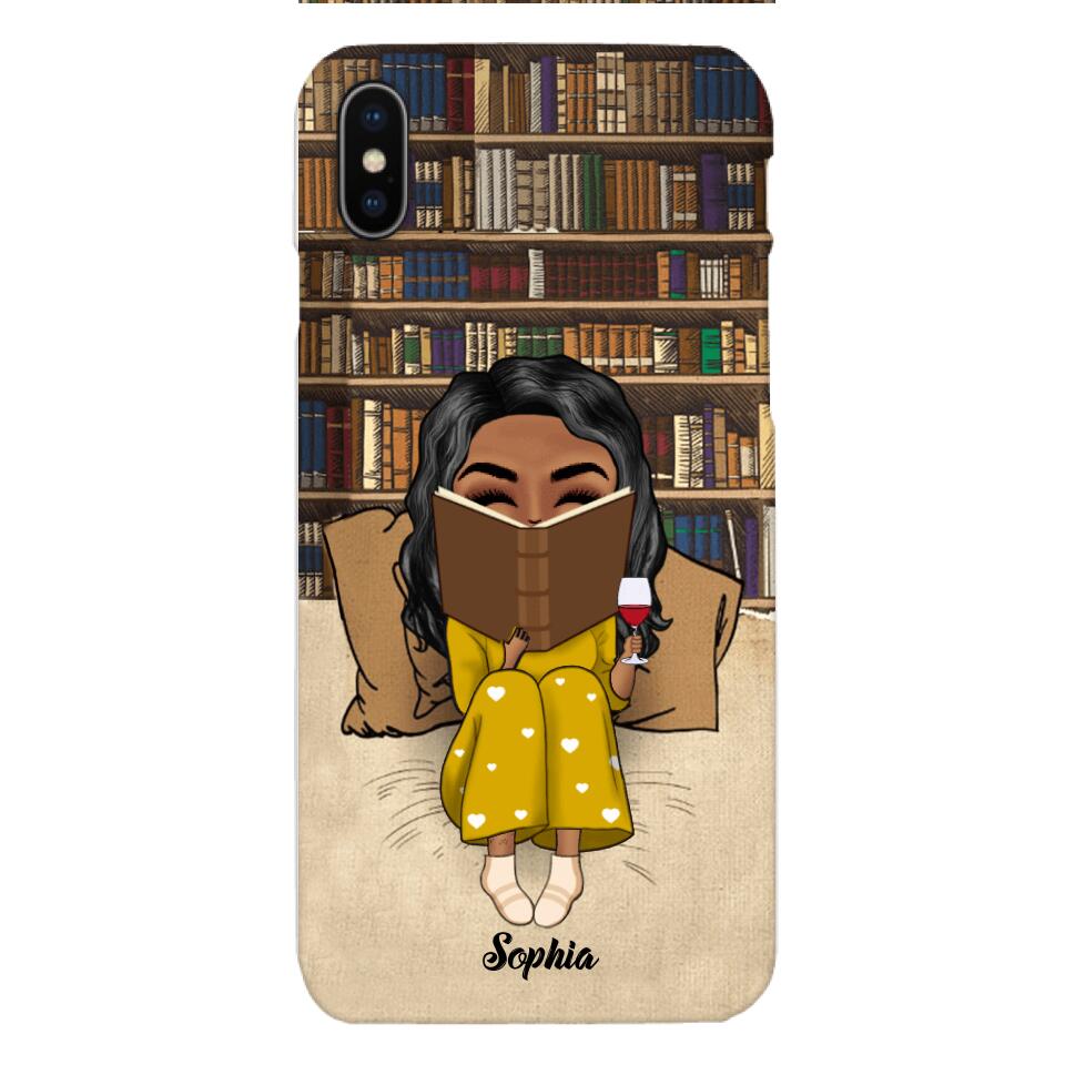 Personalized Girl Love Book Phonecase Printed 22JAN-DT10