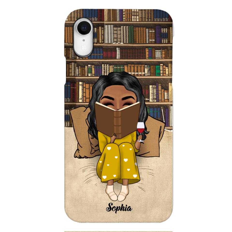 Personalized Girl Love Book Phonecase Printed 22JAN-DT10
