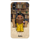 Personalized Girl Love Book Phonecase Printed 22JAN-DT10