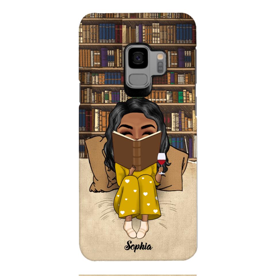 Personalized Girl Love Book Phonecase Printed 22JAN-DT10