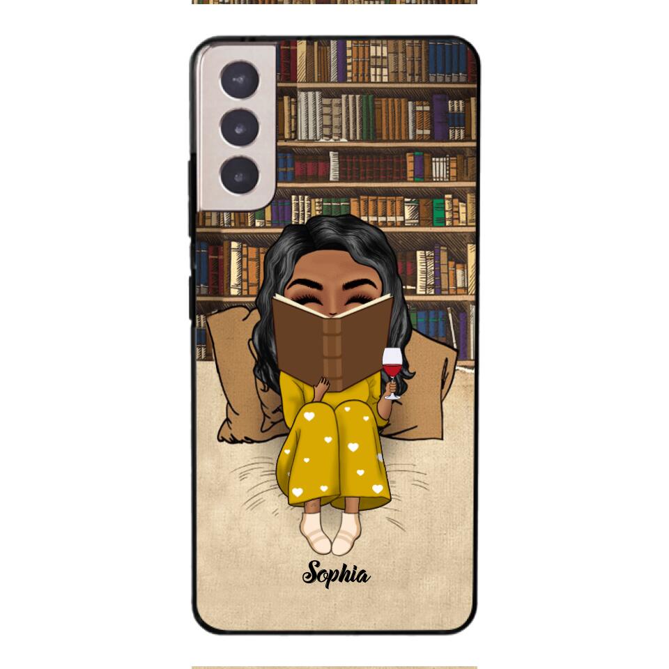 Personalized Girl Love Book Phonecase Printed 22JAN-DT10