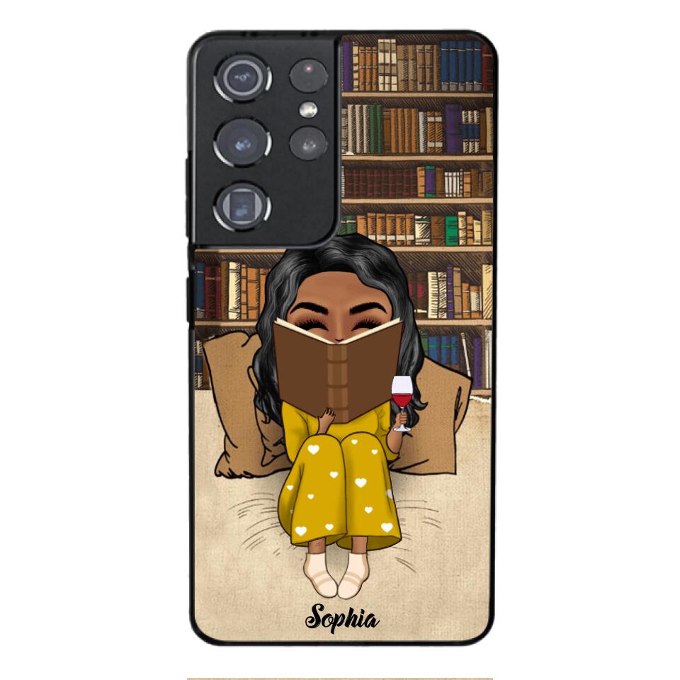 Personalized Girl Love Book Phonecase Printed 22JAN-DT10