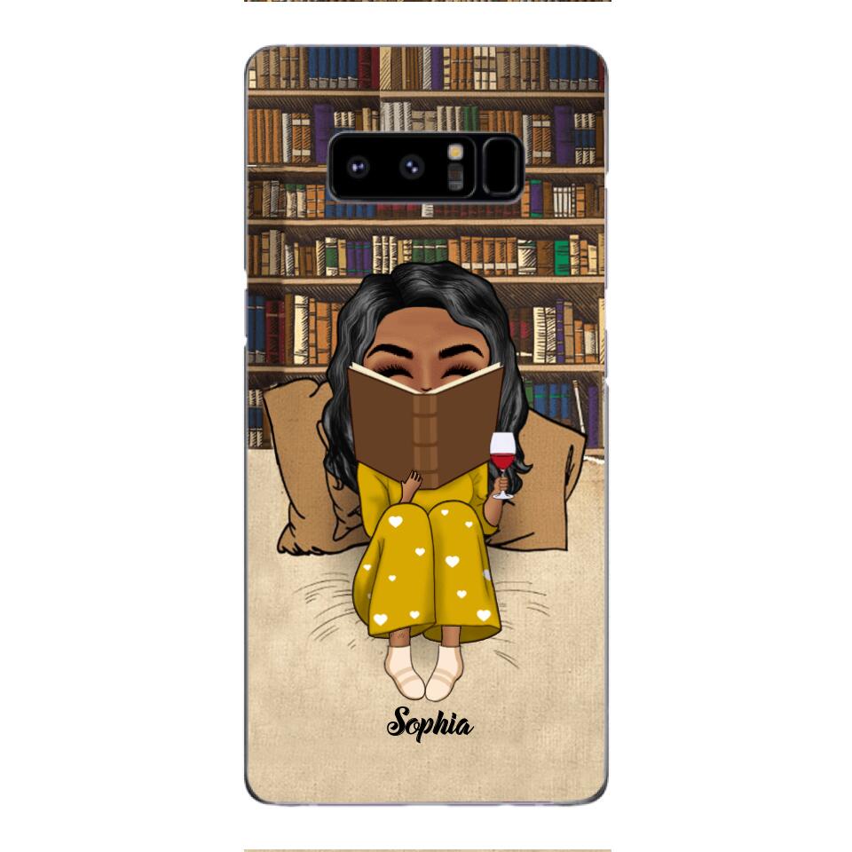 Personalized Girl Love Book Phonecase Printed 22JAN-DT10