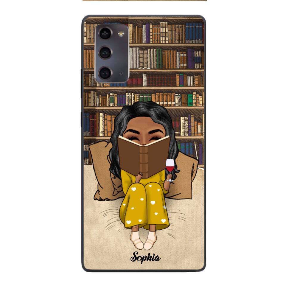 Personalized Girl Love Book Phonecase Printed 22JAN-DT10